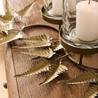 Metal Botanical Votive Centrepiece