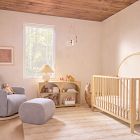 Metal Sphere Table Lamp &amp; Pleated Shade (18")