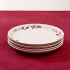 Scandi Wood Block Stoneware Dinner Plate Sets