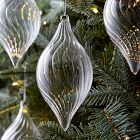 Swirled Glass Mixed Ornaments (Set of 4)