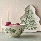 Tannenbaum Holly Stoneware Serving Bowl
