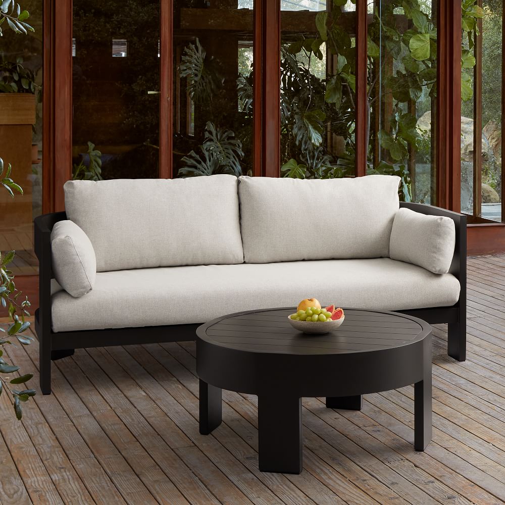 Caldera Aluminum Outdoor Sofa (75") by West Elm
