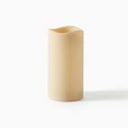 Indoor/Outdoor Wavy Edge Basic Candle - Ivory