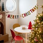 Merry Christmas Felt Garland - Multicolor