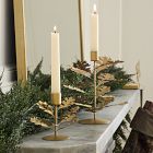 Metal Botanical Taper Holders