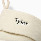 Felt Moose in Scarf Stocking