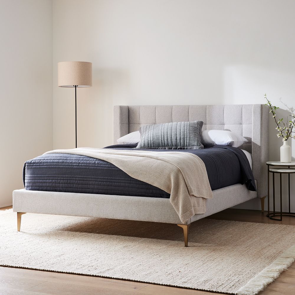 Shelter Bed - Metal Legs by West Elm