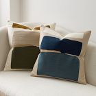 Crewel Block Art Pillow Cover