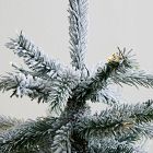 Faux Flocked Pre-Lit Tree