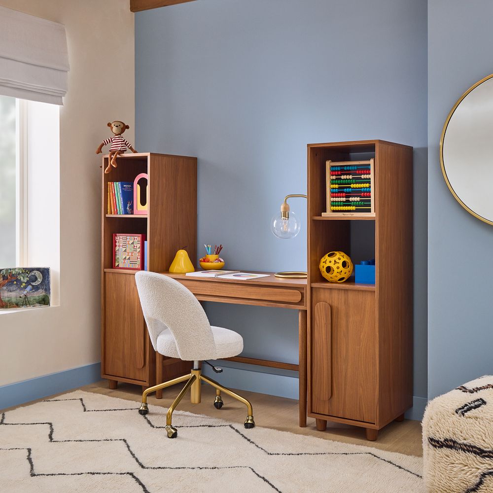 Gemini Desk (42") & Bookshelf Set by West Elm