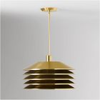 Marcus Samuelsson Layered Brass Pendant (18")