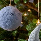 Cotton Mache Full Moon Ornament