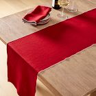 Merrowed Edge Linen Table Runner