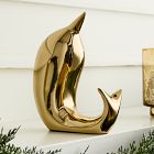 Mid-Century Brass Animal Stocking Holders