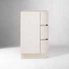 Solstice Painted Raffia 3-Drawer Dresser (35")