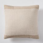 Banded Basketweave Indoor/Outdoor Pillow