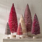 Bottlebrush Tabletop Trees (Set of 6) - Tonal Pink