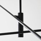 Curl Perforated Chandelier (54"&ndash;58")