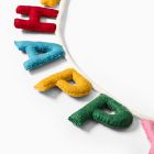 Happy Holidays Felt Garland