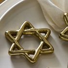 Star of David Napkin Ring Sets