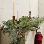 Pre-Lit Faux Mixed Pine &amp; Pepperberry Wreath &amp; Garland