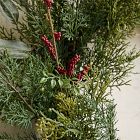 Pre-Lit Faux Mixed Pine &amp; Pepperberry Wreath &amp; Garland