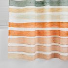 Watercolour Stripe Shower Curtain