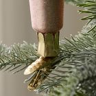 Glass Microphone Clip-On Ornament