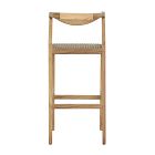 Gracen Teak Wood Bar Stool