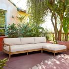 Hargrove Outdoor 2-Piece Chaise Sectional (100")