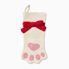 Pawprint Shaped Felt Stocking