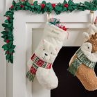 Polar Bear Plush Stocking