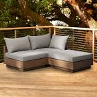 Santa Fe Slatted Outdoor 3-Piece Modular Sectional (72")
