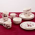 Scandi Wood Block Stoneware Cereal Bowl Sets