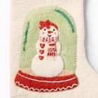 Snowgirl in Snow Globe Felt Stocking