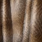 Faux Fur Herringbone Throw