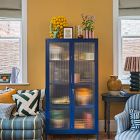 Mustard Made Collector Glass Cabinet