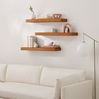 Volume Floating Shelves - Cool Walnut