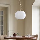 Aria Rounded Rectangle Glass Pendant (12"-16")