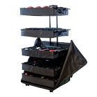 Christmas Ornament Storage Box w/ Adjustable Telescoping Height Dividers