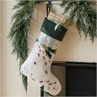 Embroidered Cotton Sledding Stocking