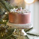 Glass Cake Ornament 