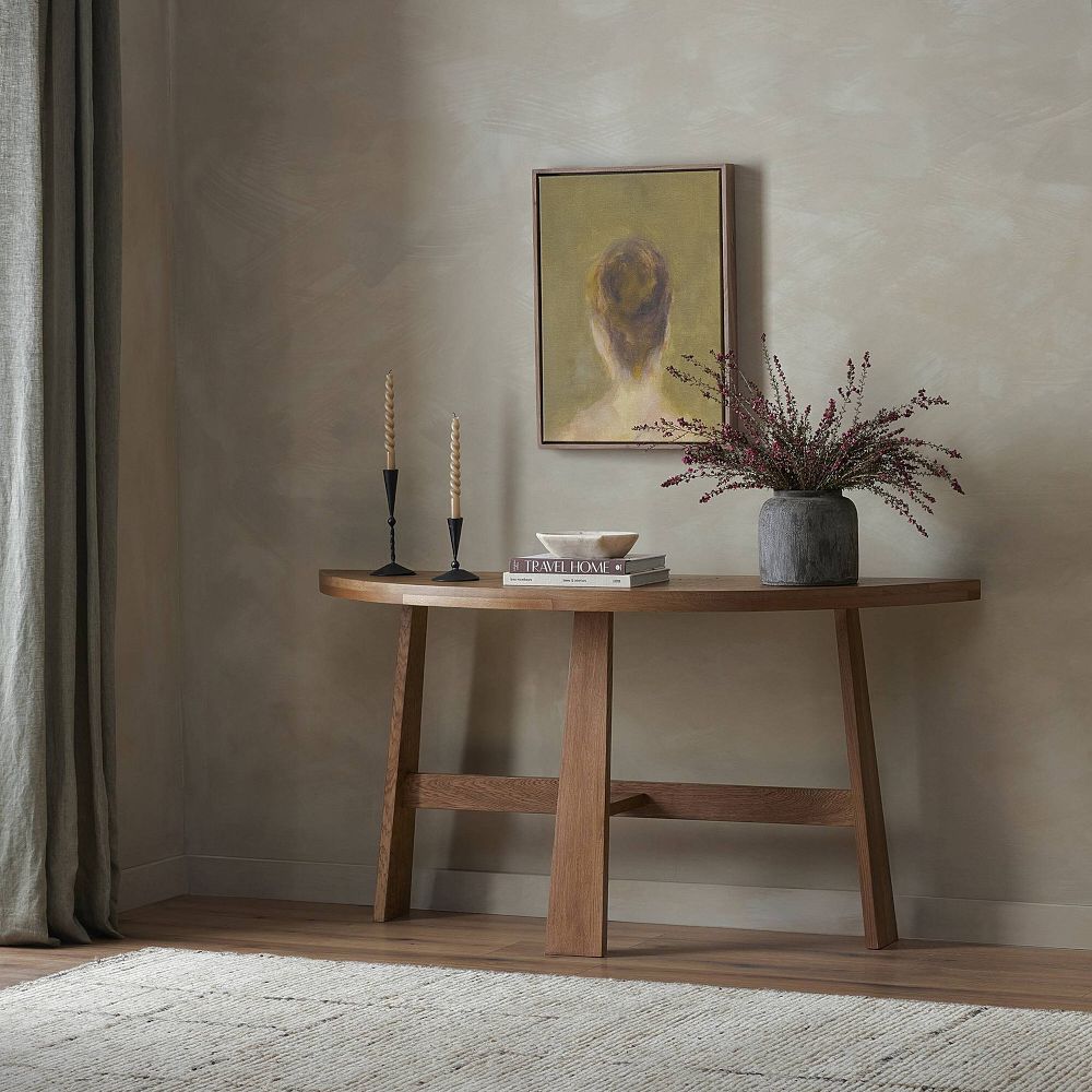Hallie Oak Console Table (60") by West Elm