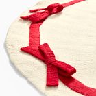 Red Holiday Bows Felt Tree Skirt
