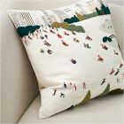 Winter Activities Pillow Cover