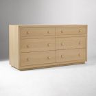 Open Box: Mayson 6-Drawer Dresser (60"), Square Handles - Beachy Oak