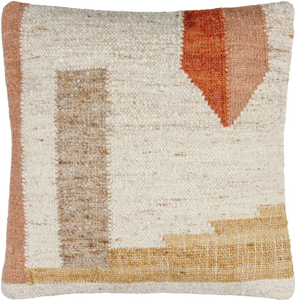 Rory Pillow Cover - 20"x20", Orange