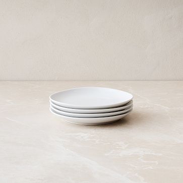 Organic Porcelain Appetizer Plates