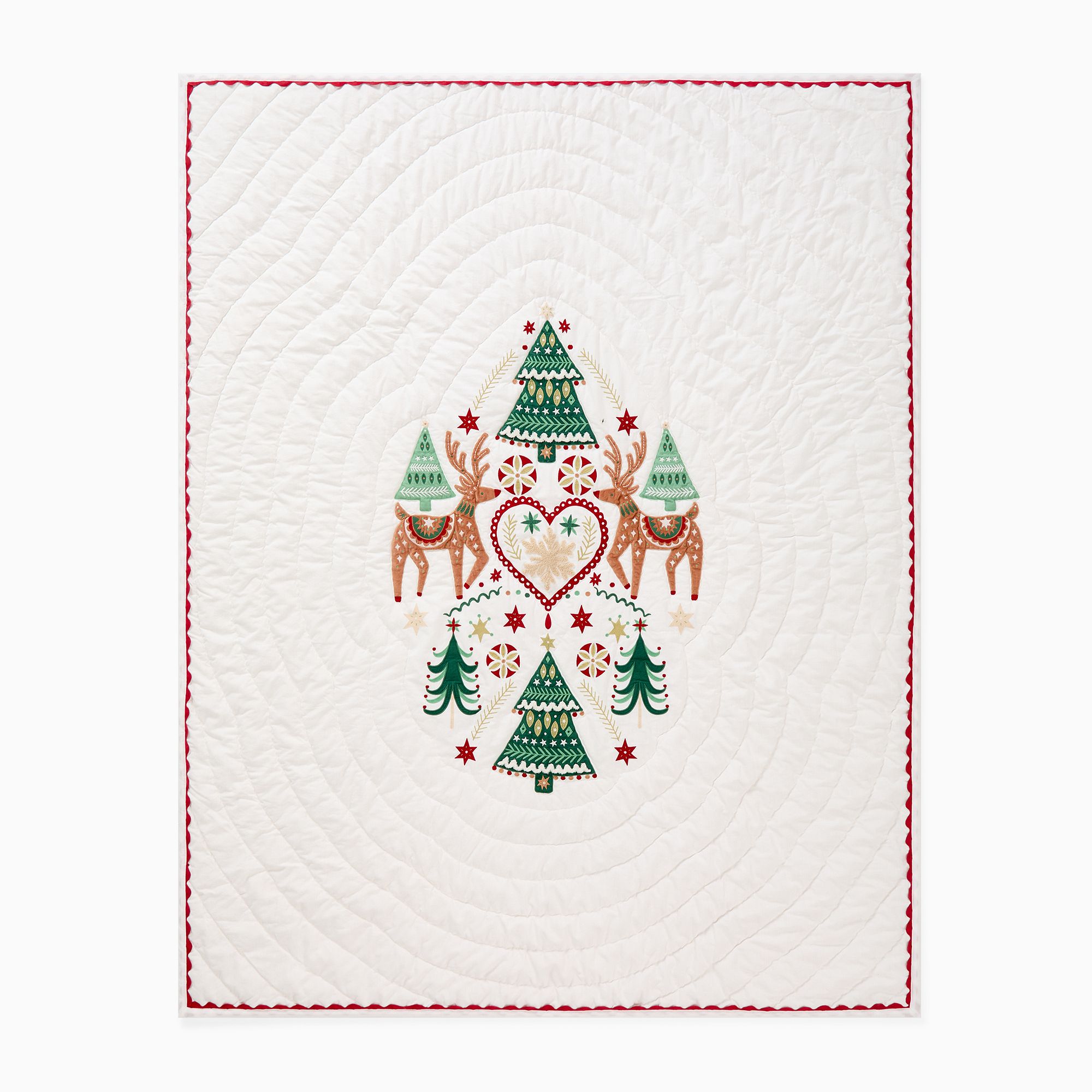 Scandi Christmas Quilt & Shams