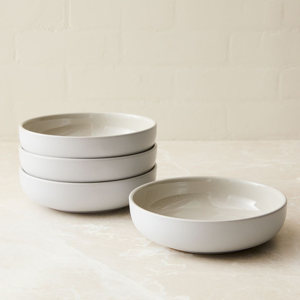 Kaloh Stoneware Pasta Bowl Sets - White, Set of 4